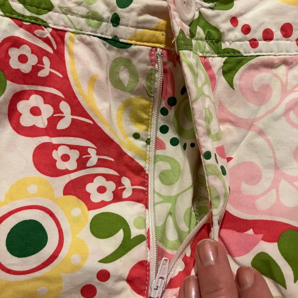 White Stag Pink and Green Floral Skirt - Picture 6 of 7